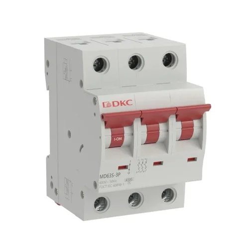 Выключатель автоматический модульный 3п C 40А 4.5кА YON max MD63S YON MD63S-3PC40 - фото
