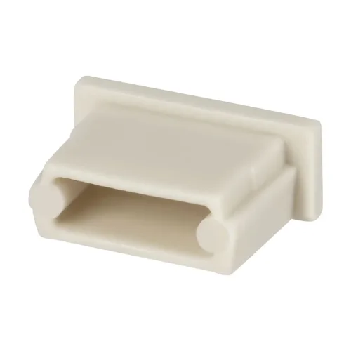 Комплект заглушек (для профиля 22×06) 10 шт., ALM004EC (Белый) - фото