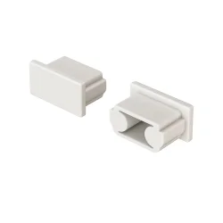Комплект заглушек (для профиля 22×06) 10 шт., ALM004EC (Белый)