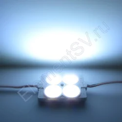 Светодиодный модуль квадратный 2835 MOD24 (2W, 12V, Cool White)