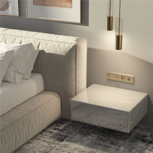 Рамка из поликарбоната на 4 поста Stream шампань W0042111 - фото 3