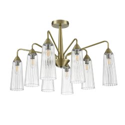 Люстра потолочная «LUMION» 6584/8C, серия: DOLIANA (крепление на планке) - -