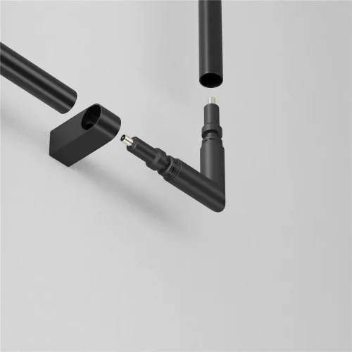 L-образный коннектор для системы Axity (Черный) - фото 7