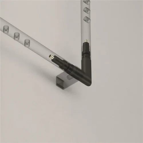 L-образный коннектор для системы Axity (Черный) - фото 7