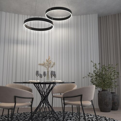 Светильник подвесной диммируемый со сменой цветовой температуры (беспроводной пульт ДУ в комплекте) «Novotech» 358959, серия: ITER. Фото 2.