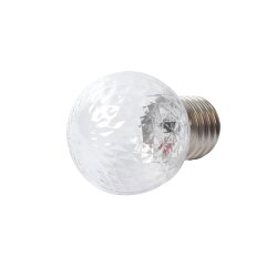 LED-D45-1W-3000K-E27-CL-С PINEAPPLE Лампа декоративная светодиодная, Форма Ананас, прозрачная, Теплый белый свет 3000K, Картон
