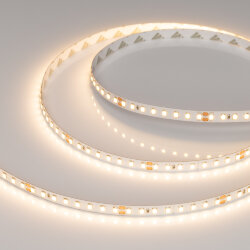 Светодиодная лента RT-А128-8mm 24V Warm2700 (10 W/m, IP20, 5m) (Arlight, высок.эфф.150 лм/Вт) 038759(1)