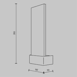 Настенный светильник (бра) Ornate 3000К 2Вт (Латунь)
