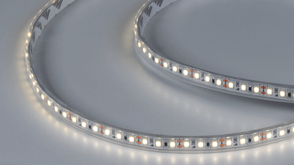 Светодиодная лента 2835, 120 LED/м, 9,6 Вт/м, 12В , IP66, 3M, Цвет: Нейтральный белый, SWG2120-12-9.6-NW-66-M - фото