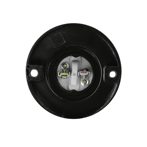 Патрон WOLTA WLH-014   E27 настенный наклонный, карболитовый, цвет черный - фото 4.