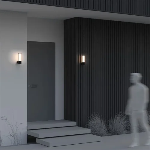 Настенный светильник (бра) Lit 3000К 8Вт IP 54 (Черный) - фото 5