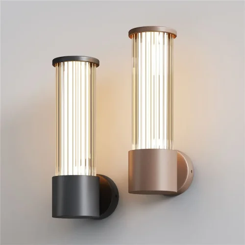 Настенный светильник (бра) Lit 3000К 8Вт IP 54 (Черный) - фото 6