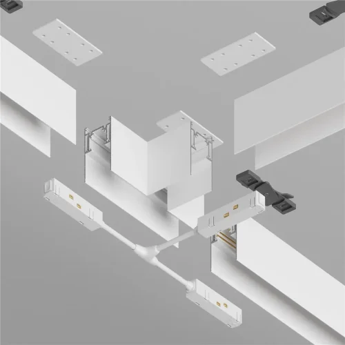 Коннектор Т-образный Gravity накладной белый (Белый) TRA010CT-41W - фото 4