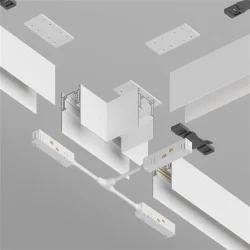 Коннектор Т-образный Gravity накладной белый (Белый) TRA010CT-41W