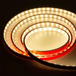 Светодиодная лента линзованная Wall Washer WOL3 (DC24V, 18W/m, 48led/m, warm white, 45 deg, IP65)