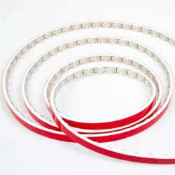 Светодиодная лента линзованная Wall Washer WOL3 (DC24V, 18W/m, 48led/m, warm white, 45 deg, IP65)