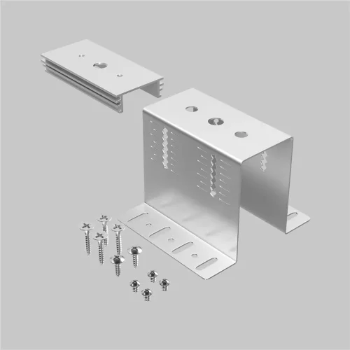 Крепеж для установки шинопровода Gravity в деревянный потолок (Серебро) - фото 2