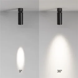 Потолочный светильник FOCUS LED 4000К 12Вт 9° IP 20 Super spot (Черный)