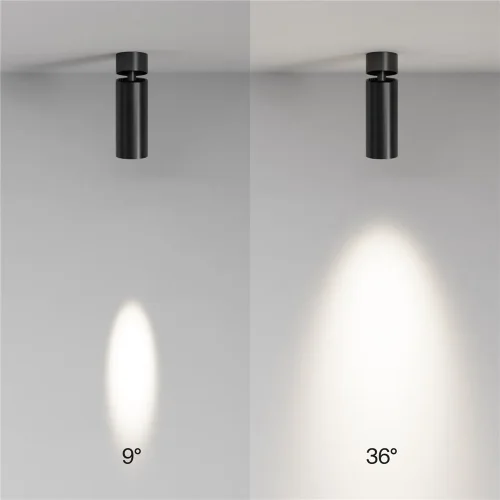 Потолочный светильник Фокус / FOCUS LED 12 Вт 4000 К 9° (Черный) C055CL-L12W4K-SS-B - фото 4