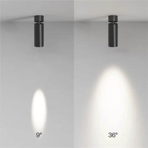Потолочный светильник Фокус / FOCUS LED 12 Вт 4000 К 9° (Черный) C055CL-L12W4K-SS-B - фото 14