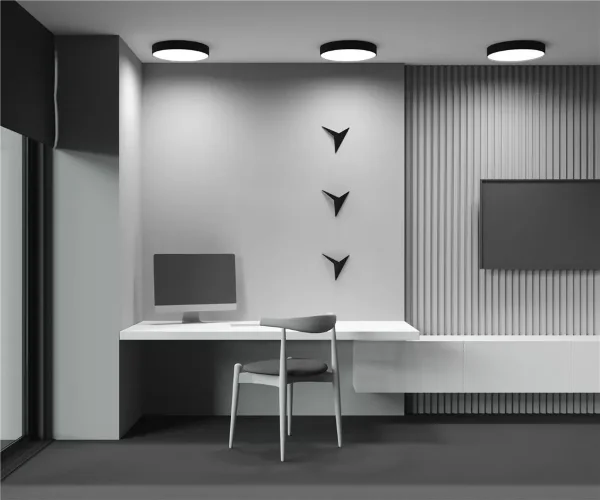 Потолочный светильник Zon 3000K 45W 120° (Черный) - фото 5