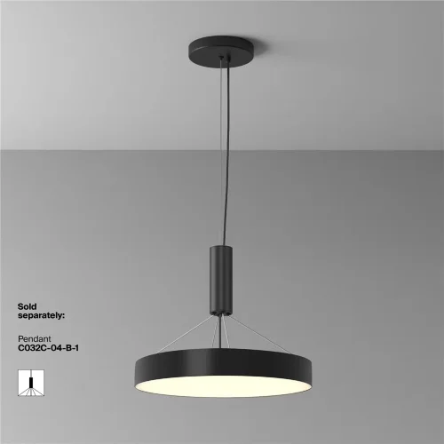 Потолочный светильник Зон / Zon 45 Вт 3000 К 120° (Черный) C032CL-45W3K-RD-B - фото 18