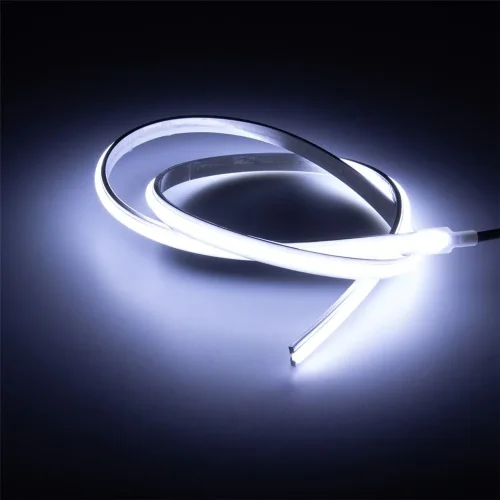 Светодиодная лента 24VDC, COB 280 chip/m, 15W/m, cool white, IP68, 25mm cut, LN801 - фото I