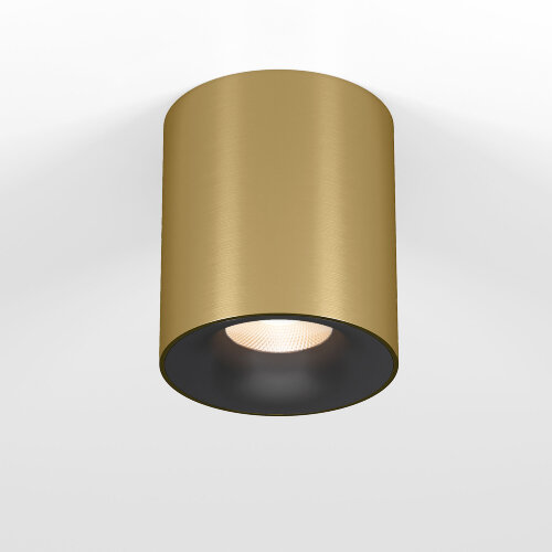 Светильник потолочный светодиодный Primo 12W 3000K латунь - фото 1