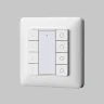 8-ми кнопочная DALI DT6 панель для 4-х групп (Белый) - фото 2