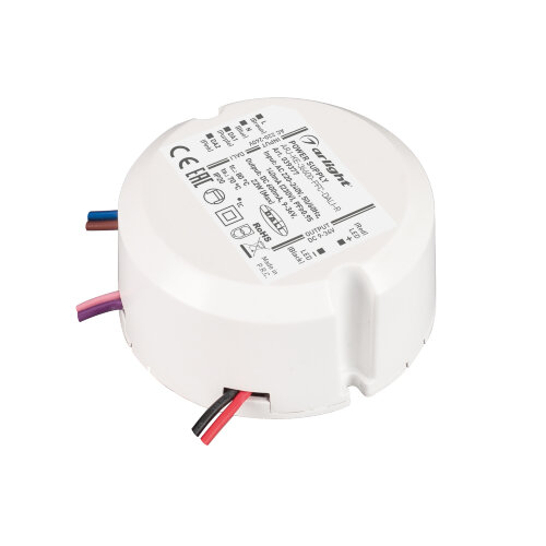 Блок питания ARJ-KE-36600-PFC-DALI-R (22W, 9-36V, 0.6A) (Arlight, IP20 Пластик, 3 года) 039377 - фото