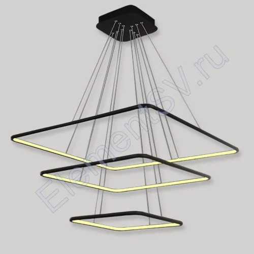 Светодиодная люстра LC-011-AC14-S01-A01-144W PA51 (144W, day white) - фото.