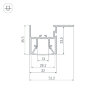 Профиль FOLED-CEIL-SIDE-3000 (Arlight, Алюминий) 044856 - фото 3