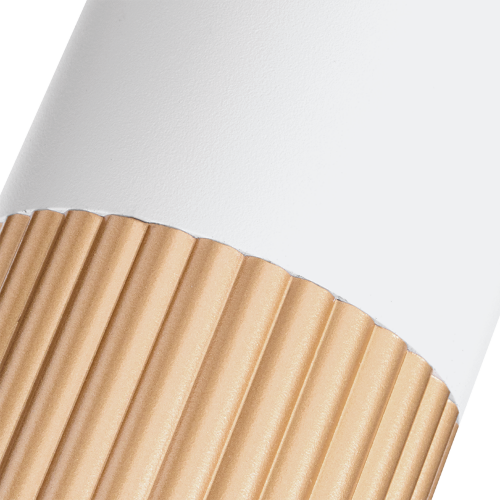 Трековый светильник WOLTA WTL-GU10/18WG-1 под лампу GU10 Белый / золотой DUO - фото 8.