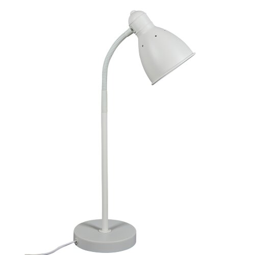 UML-B701 E27 WHITE Светильник настольный, 60W, Цоколь Е27, Механический выключатель, Белый - фото 2