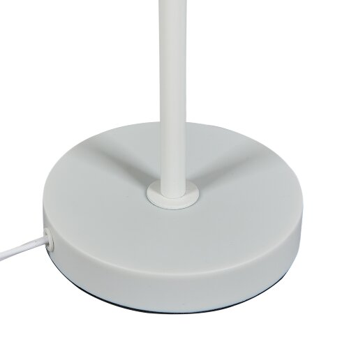 UML-B701 E27 WHITE Светильник настольный, 60W, Цоколь Е27, Механический выключатель, Белый - фото 5