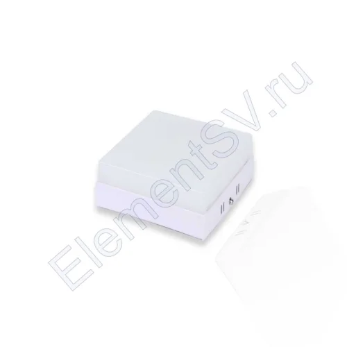 Светодиодный светильник ЖКХ LL12 CX7 (220V, 12W, warm white, 120х120mm) - фото.