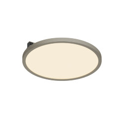 Светильник для трека SHINE FLOW со светодиодом, D198*H27, 48V DC, 15W, RA?90, 3000K, IP20, темный никель, алюминий, Denkirs DK5763-DN