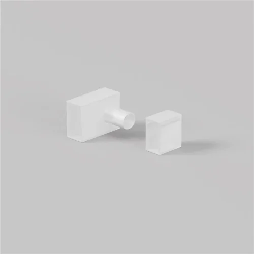 Заглушки для гибкого неона 12x6 мм 2 шт. (выход боковой) (Белый) - фото 2
