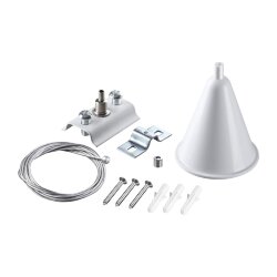 Подвесной комплект с 2-х метровым тросом для однофазного двухжильного шинопровода «Novotech» 135151 (накладной)