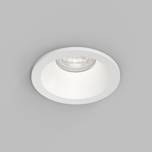 Встраиваемый влагозащищённый светильник COVE, IP44, до 15 Вт LED, GU10, алюминий, белый.