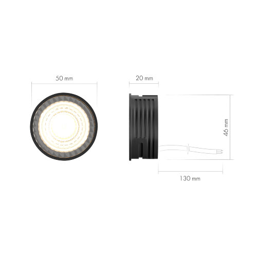 DK3000-7W-BK Светодиодный модуль черный керамический корпус. Фото 7