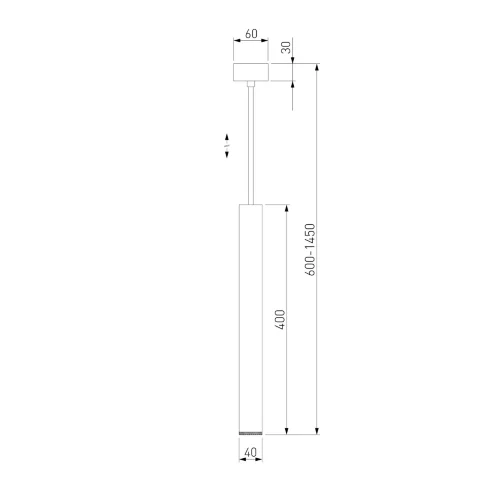 Подвесной светодиодный светильник 50245 LED - фото 3