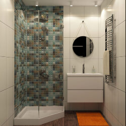 Накладной светильник влагозащ., IP 44, 15 Вт, GU10, белый, алюминий, Denkirs DK3007-WH