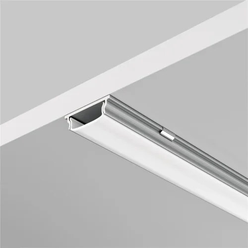 Алюминиевый профиль накладной с вертикальным изгибом 18x6 (Серебро, 2 м), ALM-1806-S-2M 631016 (Серебро) - фото 5