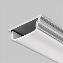 Алюминиевый профиль накладной с вертикальным изгибом 18x6 (Серебро, 2 м), ALM-1806-S-2M 631016 (Серебро)