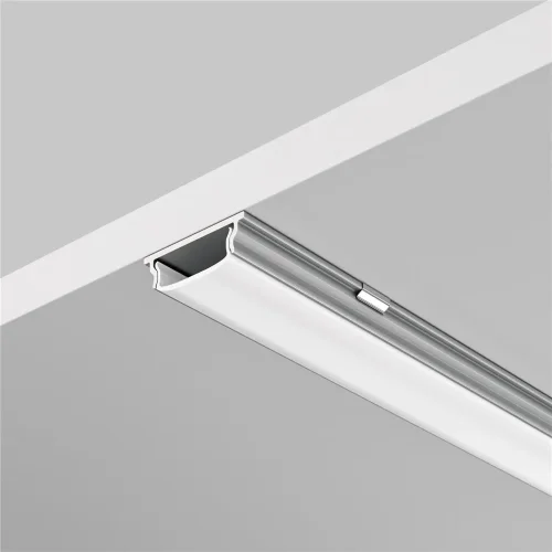 Алюминиевый профиль накладной с вертикальным изгибом 18x6 (Серебро, 2 м), ALM-1806-S-2M 631016 (Серебро) 631016 - фото 4