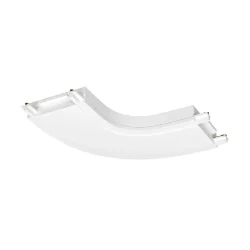 Конектор питания полукруглый Radity белый (Белый)