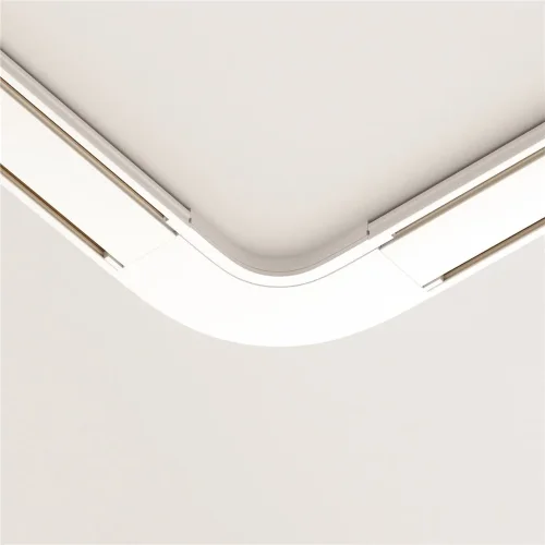 Конектор питания полукруглый Radity белый (Белый) - фото 2