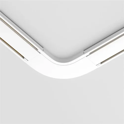 Конектор питания полукруглый Radity белый (Белый) - фото 5