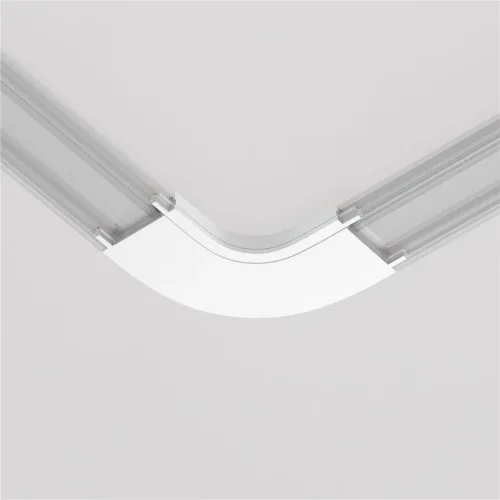 Конектор питания полукруглый Radity белый (Белый) - фото 7